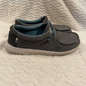 Boys Hey Dude Walley Youth Sox - Sharkskin size Y6-L7